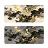 Black Gold Textured Mouse Pad Notebook Ip Computer Office Game Non-slip Rubber New Large Table Mat