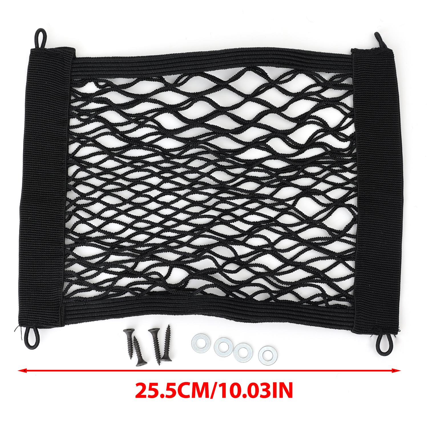 

Universal Motorcycle Storage Net Double-Layer Elastic Mesh Bag Electric Bike Front Basket Organizer Accessories