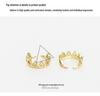 Banyan Tree S925 Silver Crown Ear Clip - No Piercing, Trendy Cold French Style for Women