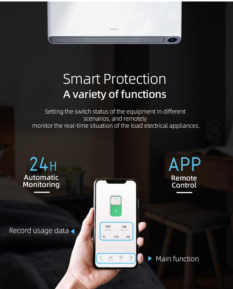 Tuya WiFi Smart Circuit Breaker Switch: Wireless Remote Mobile Control for Smart Homes.