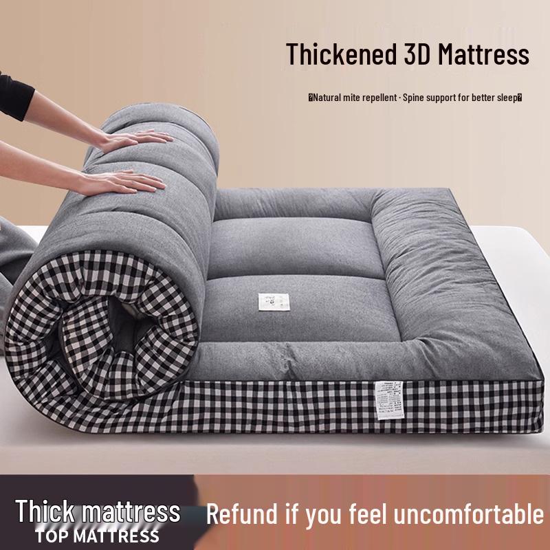 3D Soft Cushion Tatami Mattress Pad for Home, Dorm, or Rentals
