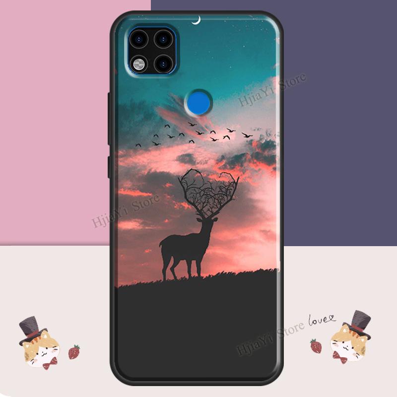 Hirschjagd Camo Handyhülle Für Xiaomi Redmi Note 9 8 10 11 Pro 10S 9S 11S Hülle Für Redmi 10 9 9A 9C 9T