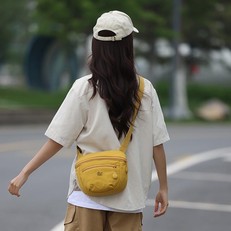 Canvas Tasche Damen Sommer neue Mode Nischendesign Schulter Umhängetasche Satteltasche