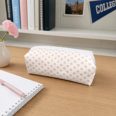 Large Capacity Pen Bag Polka Dot Pencil Pouch Kawaii Pencil Case  Gift