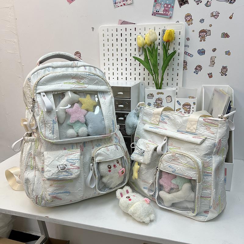 Children's Schoolbags  Elementary School Girls  Junior High School Children  Two Piece Backpacks