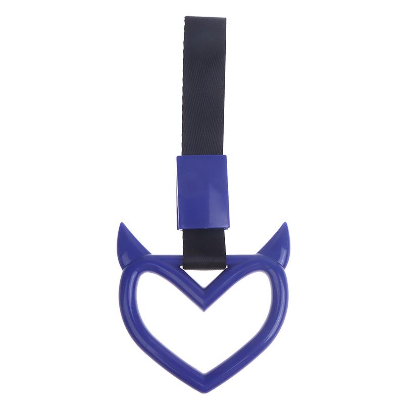Auto Accessories Glow Ring Devil Heart Train Bus Handle Strap Drift Charm Drift Warning Ring for Car