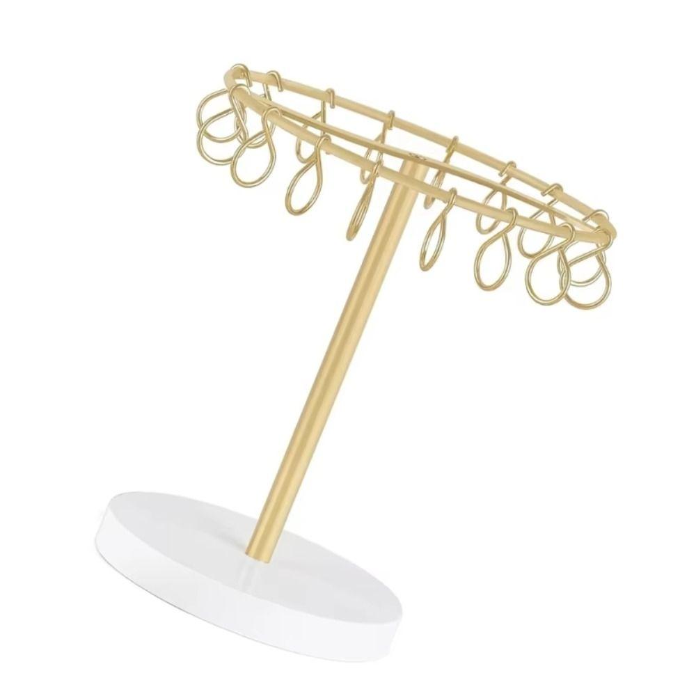 Removable Jewelry Display Shelf Round Base Hair Claw Display Rack Gift Claw Clip Holder Girls