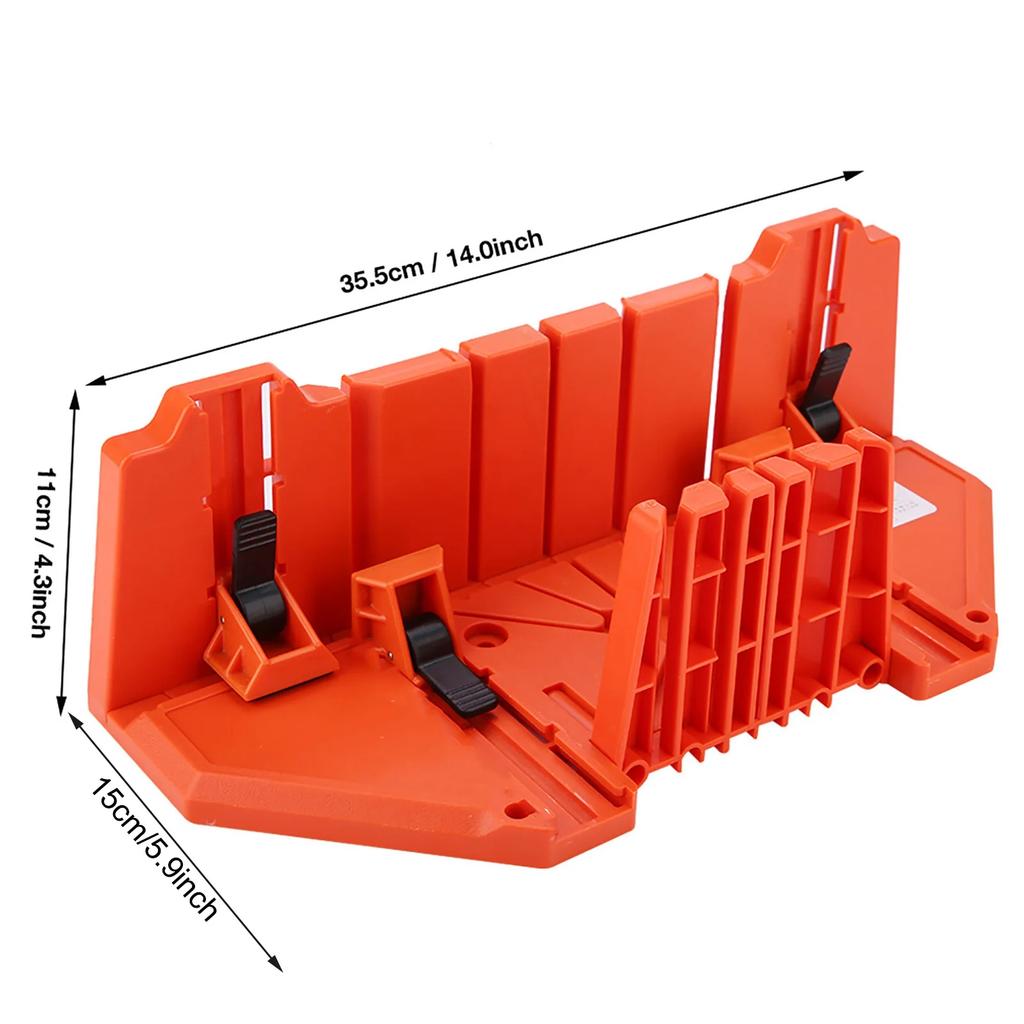 14 Inch with Clamp Mitre Box Wood Saw Mitre Box Saw Mitre Box Plastic Mitre Box Pruning Saw Wood Cutting Hand Saw Hardware Tools