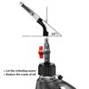 Tubo di riempimento carburante VP Racing da 5 galloni con valvola a sfera di arresto e piegatubi Kit tubo olio tubo carburante per taniche LC2 taniche Scribner