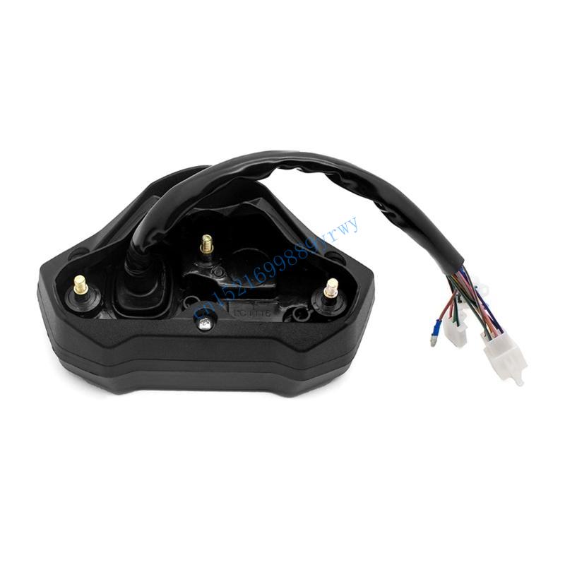6XDB Industrial Grade Motorcycle Speedometer Digital LCDDisplay Odometer Tachometer