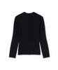 Brownyard W Slim Round Cardigan, Black