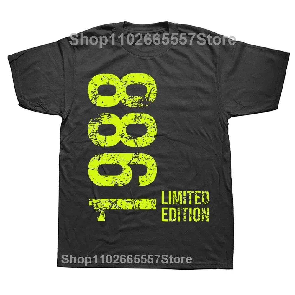36th Birthday 36 Years Man Woman Retro Vintage 1988 Gift Tee Tops Round Neck Fashion Tshirt Clothing Casual Basic T-shirts
