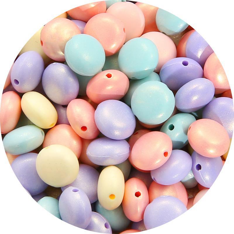 Macaron Acrylic Beads for DIY Jewelry Making - Straight Hole
