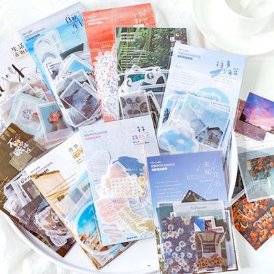 40Pcs Washi Paper Scrapbooking Stickers Decal DIY Diary Album Stationery Decor