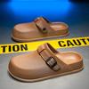 Men Fashion Closed Toe Mule Sandals Lightweight Casual Outdoor Slippers Breathable Summer Walking Shoes 36 To 45