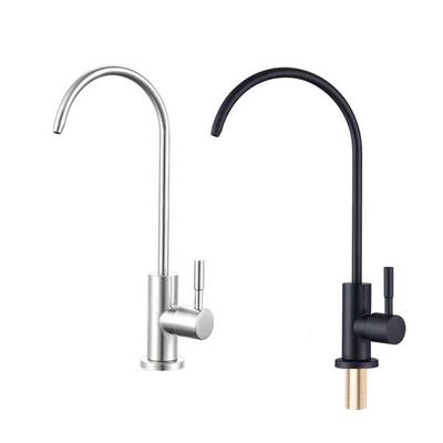 Trinkwasserhahn Küchenbar Spülbeckenhahn Edelstahl Wasserfilterhahn zum Trinken, Küchenkochen