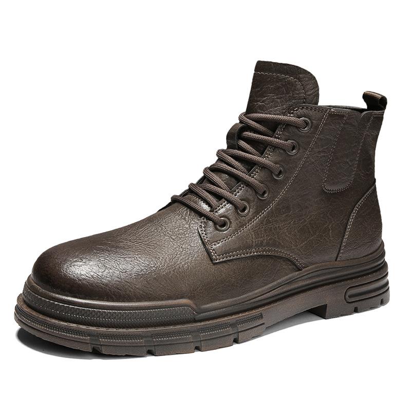 

Ботинки Martin мужские в британском стиле средней длины весна и осень новые мужские туфли ретро ботинки для инструментов модная повседневная обувь 44