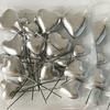 20 Stück 3D Herzform Kuchenaufsatz Gold Silber Rosa Blau Kugel Happy Birthday DIY Cupcake Flagge Weihnachten Hochzeitsparty Dekoration