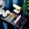 2 Pack Acrylic Sunglass Organizer 6 Slot Eye Glasses Storage Holder Stackable Eyewear Display Racks Drawer Organizer Tray