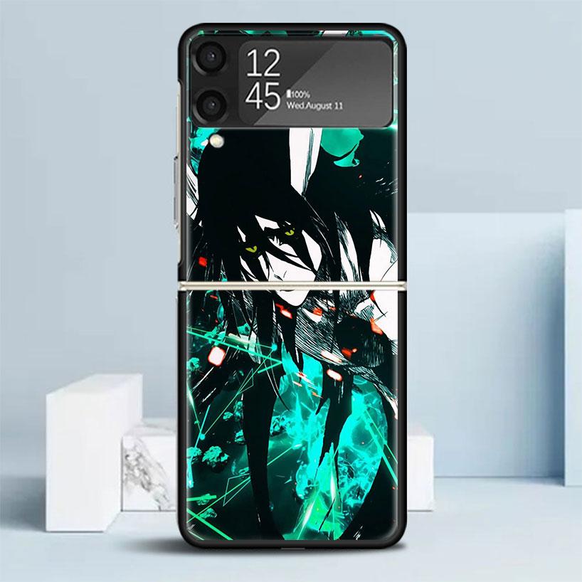 Bleach Ulquiorra Cifer 4 Phone Case For Samsung Galaxy Z Flip7 Flip6 5G Flip5 Flip4 Flip3 ZFlip 7 6 3 4 5 Shockproof Back Cover