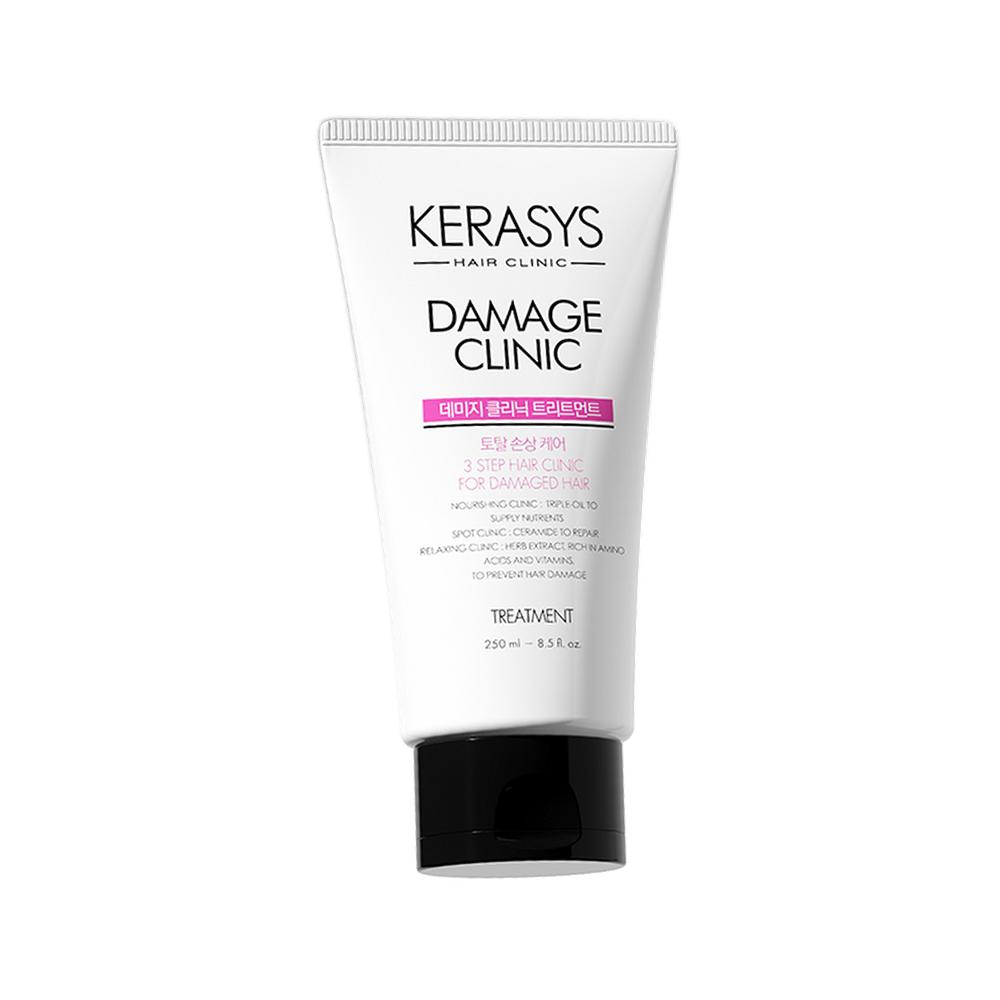 [DAISO] Kerasys Hair Clinic Damage Clinic Shampoo & Conditioner 180ml / Damage & Moisture Clinic Treatment 250ml