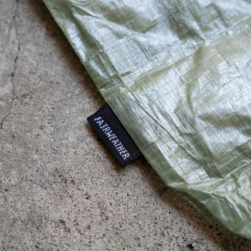 [Fairweather] Packable Sacoche - Highly Durable, Lightweight, Foldable, Bicycle Shoulder Bag, Compact Shopping Bag (Olive/Dyneema)