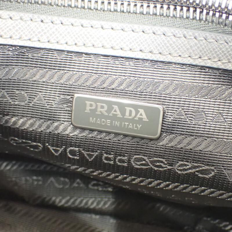 Prada 1BA296_NZV_F0480 geantă 2 în 1 gri Safiano Femei