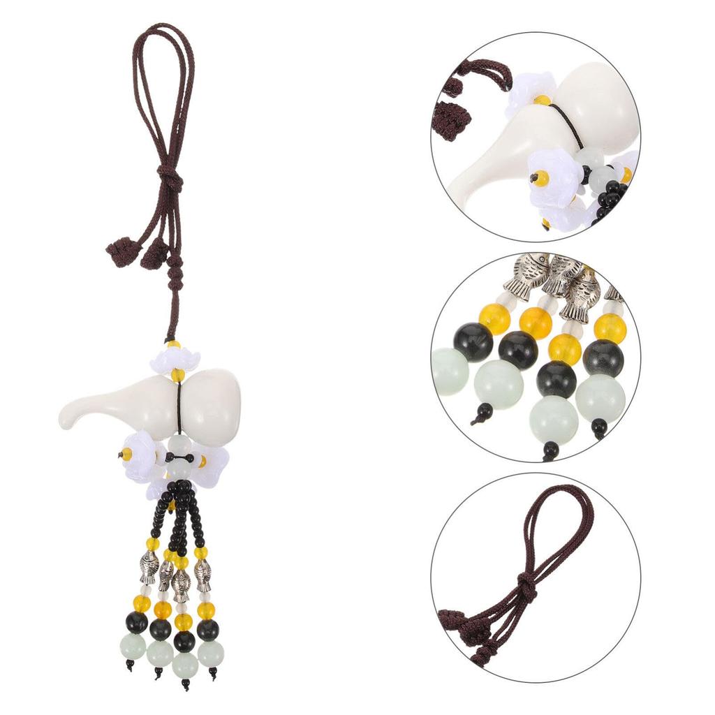 UPKOCH Autodekoration, Autoanhänger, Hängedekoration, Kürbis, Lotus, Kürbis, Anhänger, Viel Glück, Gut