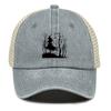 Black Grim Reaper And Tree Printed Baseball Cap Adjustable Mesh Unisex Fashion Hat For Women Unisex Street Style Travel Sports