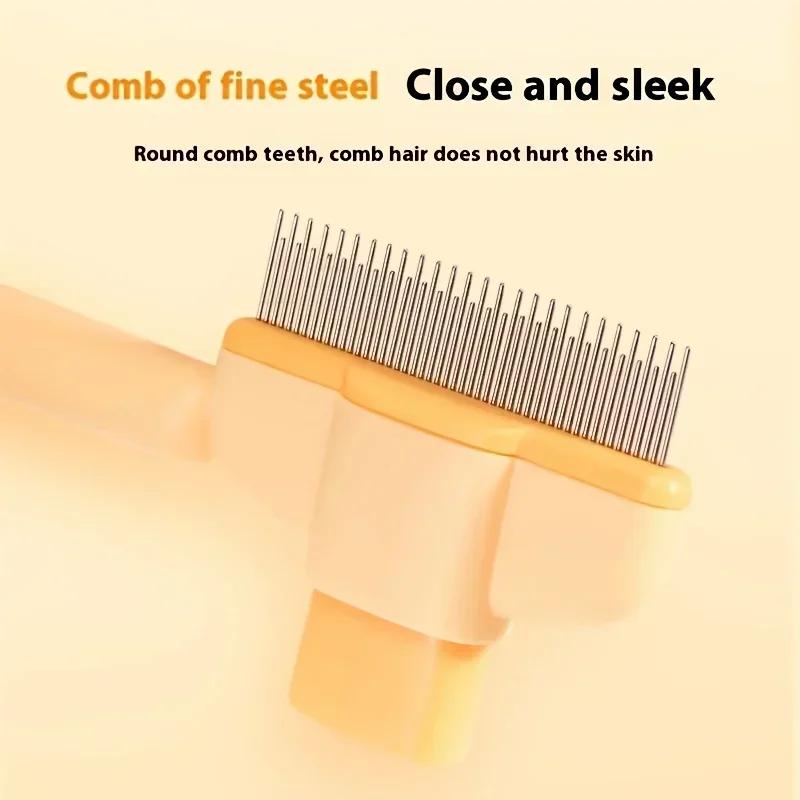 1PC Pet Supplies, Small Pets, Bath and Beauty Equipment, Cat and Dog Cleaning and Beauty Comb, Dense Toothed Forked Brush