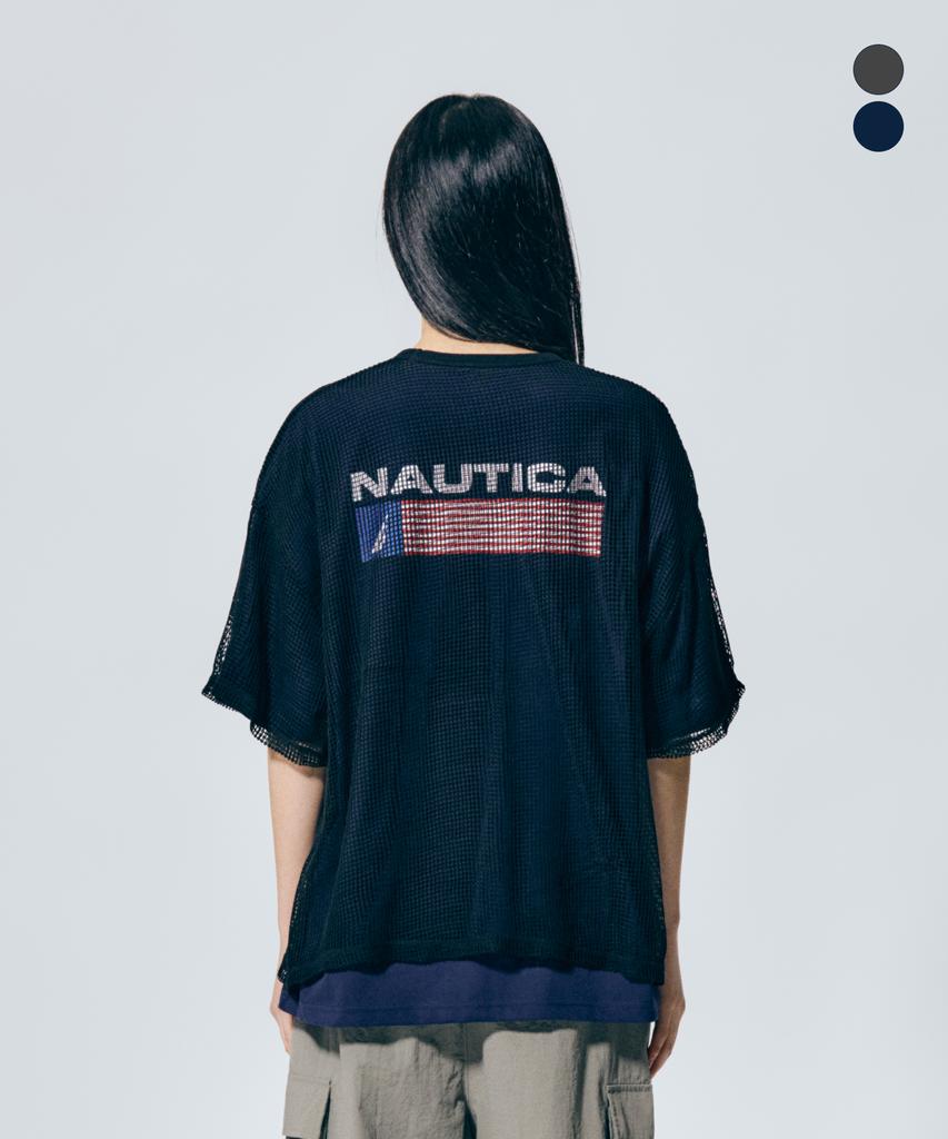 NAUTICA Mesh Layered T-Shirt (2 Colors) Nts5506