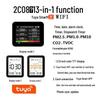 13-in-1 Smart Air Quality Detector with WiFi: CO2, PM2.5, Formaldehyde, TVOC, Temperature, & Humidity Monitoring Via App