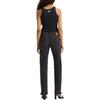 Levis Solid Slim Fit Sleeveless Tank Top Women Tops Black A3381-0001