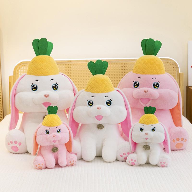 Bunny Plush Toy Cartoon Pineapple Figure Girl Children Birthday Gift Holiday