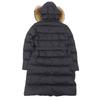 MONCLER MONCLER MESSINA fur hood down coat for women, black, 0 coat 0 blackUsed