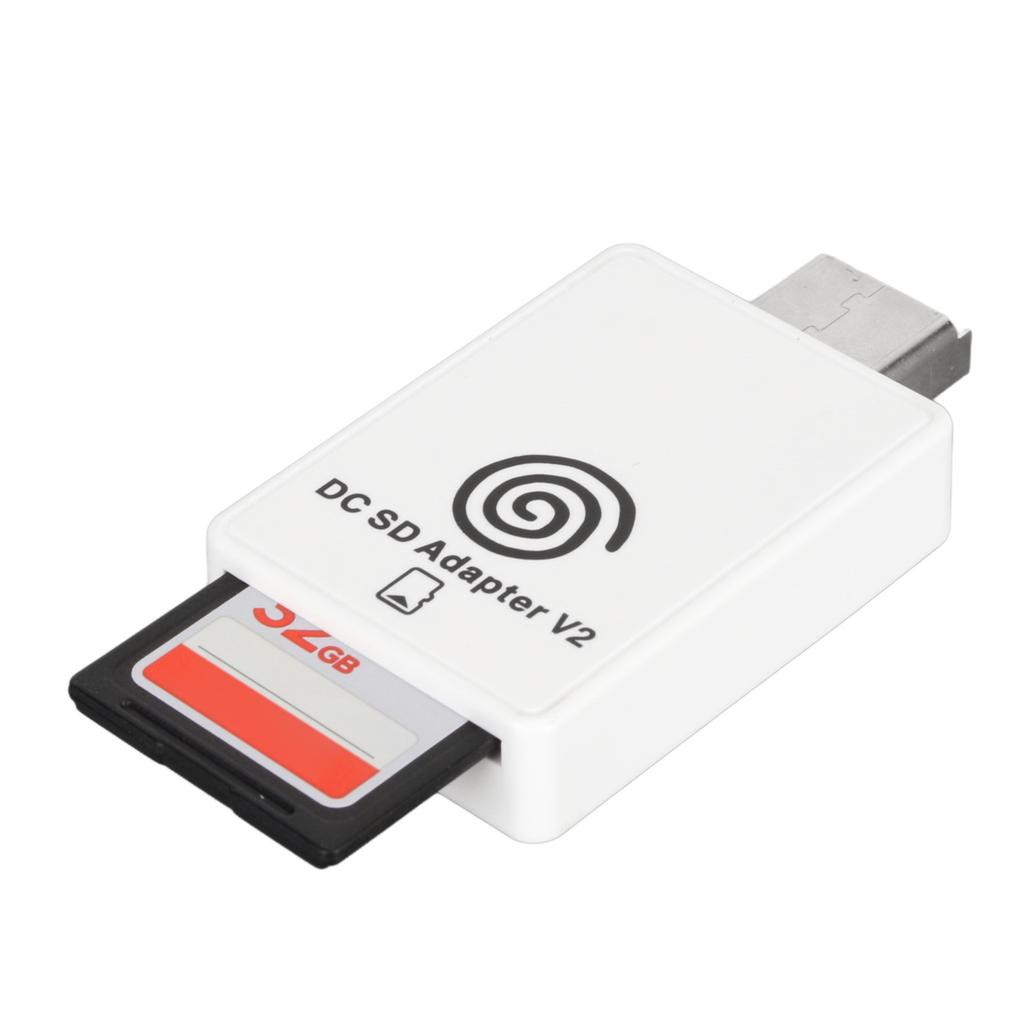 For DC Card Reader Storage Card Reader Adapter with CD for Sega Dreamcast Dreamshell V4.0 Game Machi