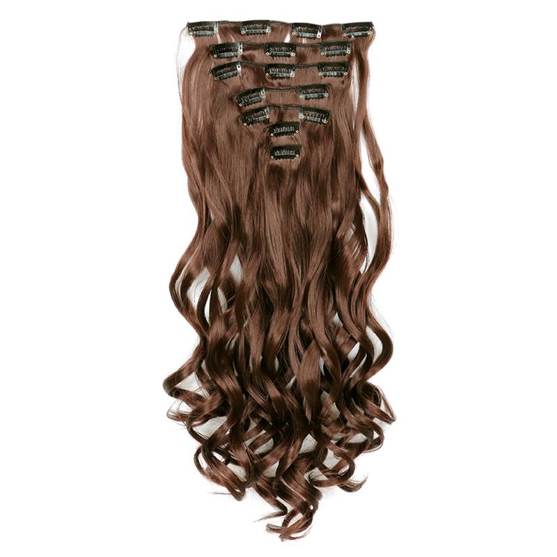 MERISIHAIR 6 Pieces/set of 24 Inch Wig Curly Hair 16 Hairpins, Wig Styling, Hairpin Synthetic Hairpin, Heat-resistant
