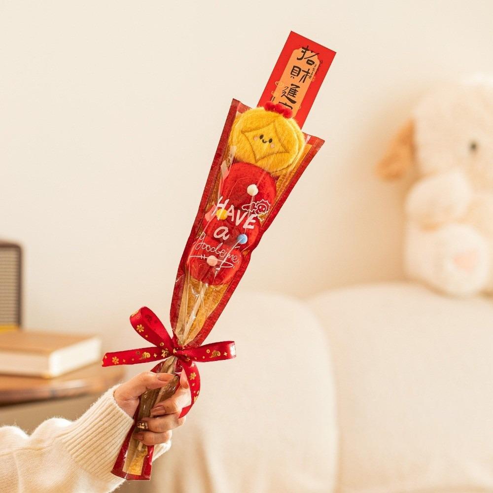 Red New Year's Candied Hawthorn Decorations Candied Hawthorn Decoration Candied Hawthorn Ornament Cartoon Home Decor