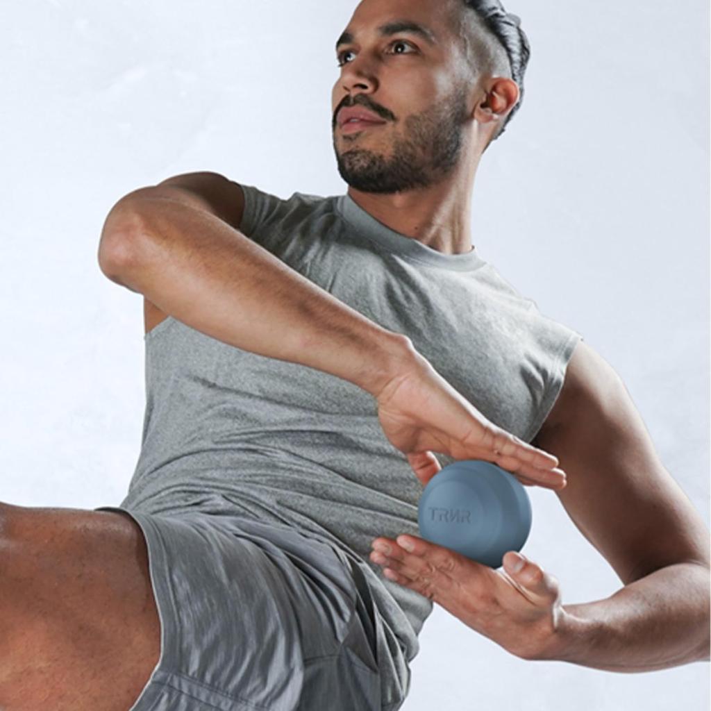 TRNR Trainer Dumbbells, 500g, Set of 2, Silicone, Muscle Training Equipment, Stylish for Women and Beginners, Blue