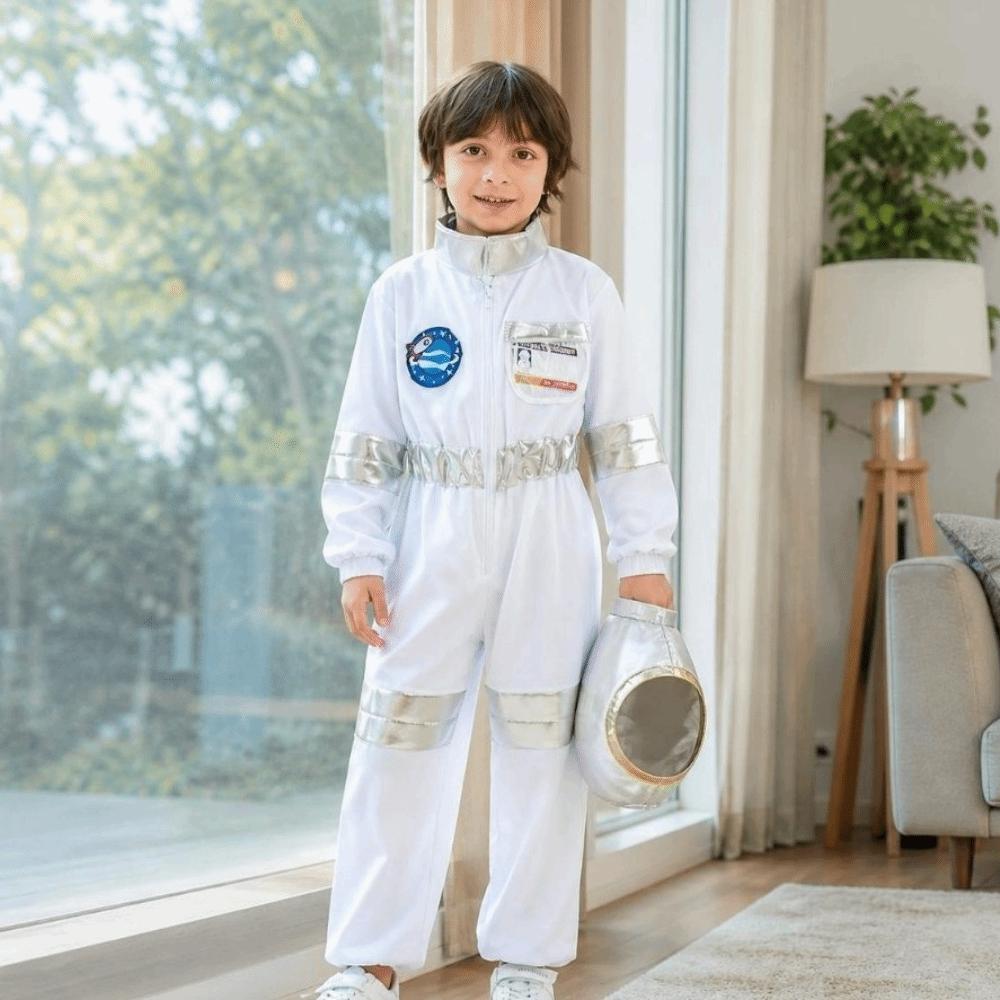 With Gloves Spaceman Costume With Hat Space Suit Bodysuit Cosplay Costume Role Play