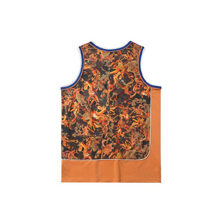 Li-Ning Anti-Wu Loose Breathable Basketball Vest Men Tops Bull-Print AAYR001-2