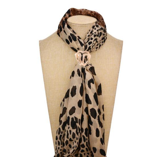 Fashion Tri-circle Scarf Women Ring Shawl Buckle Brooch Clip Jewelry Accessories