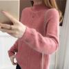 Lente Herfst Winter Truien Dames Truien Mode Casual Warme gebreide kabeltrui Vrouwelijke coltrui