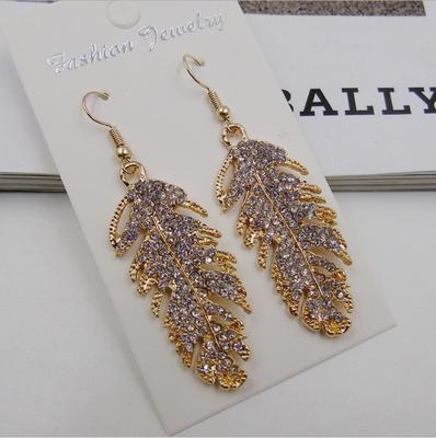 Ohrring Glänzender Wassertropfen Hängeohrringe Feiner Partyschmuck