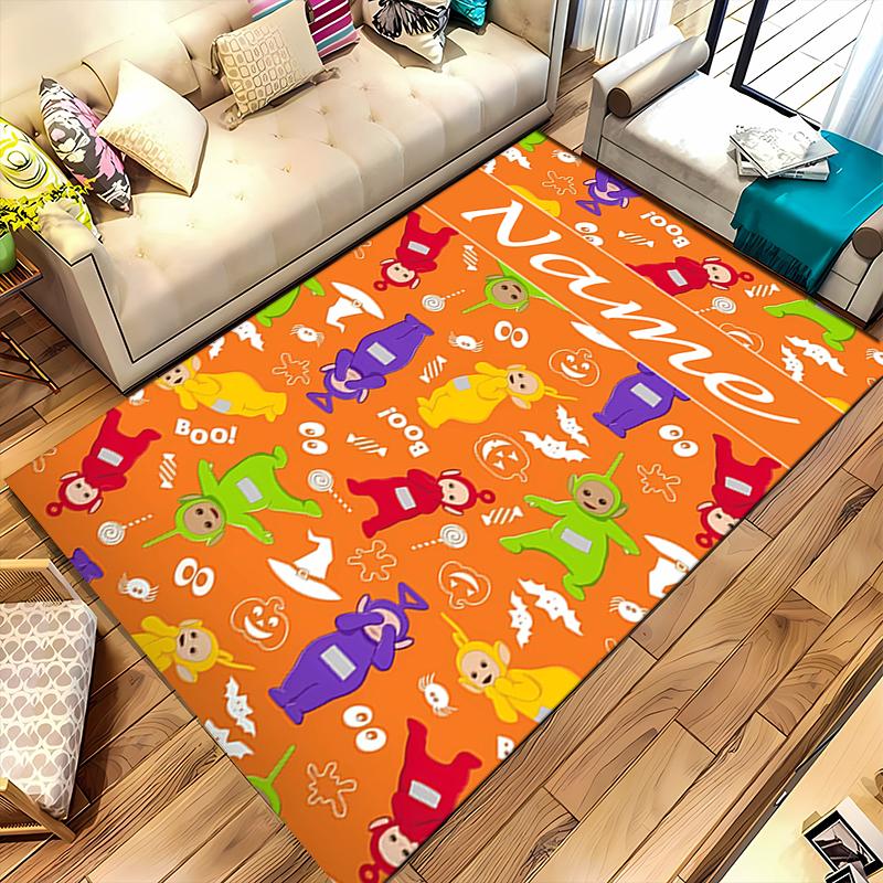 Custom personalization Teletubbies Area Rug - Perfect For Kitchen, Bathroom,Laundry Room Decor Large Size Available,Gift All Seasons