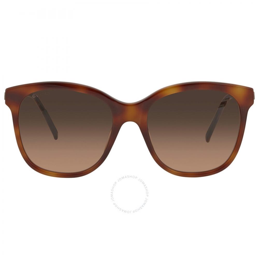 

Gucci Brown Gradient Square Ladies Sunglasses Gg0654s 003 56