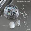 1 Box 3D Shiny Star Nail Art Sequins Star Glitter Sequins Flakes DIY Manicure Ornaments Nail Supplies