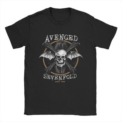 Herren T-Shirts Avenged Sevenfold Awesome Reine Baumwoll-Tees Kurzarm T-Shirt Rundhals Kleidung Sommer