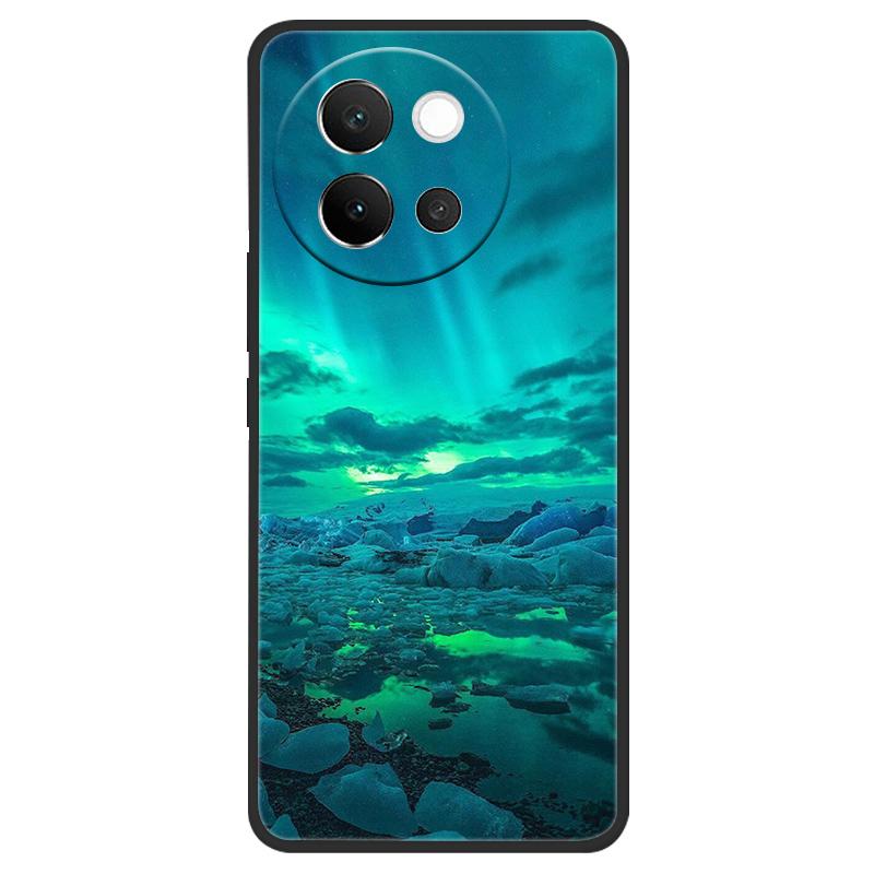 For Vivo V40 Lite 5G Case Marble Soft Matte Silicone Back Cover For Vivo V40 Lite V40Lite Full Coverage Phone Shell 6.78" Coque