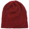 New Men's and Women's Knitted Pullover Solid Color Grid Rhombus Plus Velvet Woolen Hat Autumn and Winter Ear Protection Pile Hat